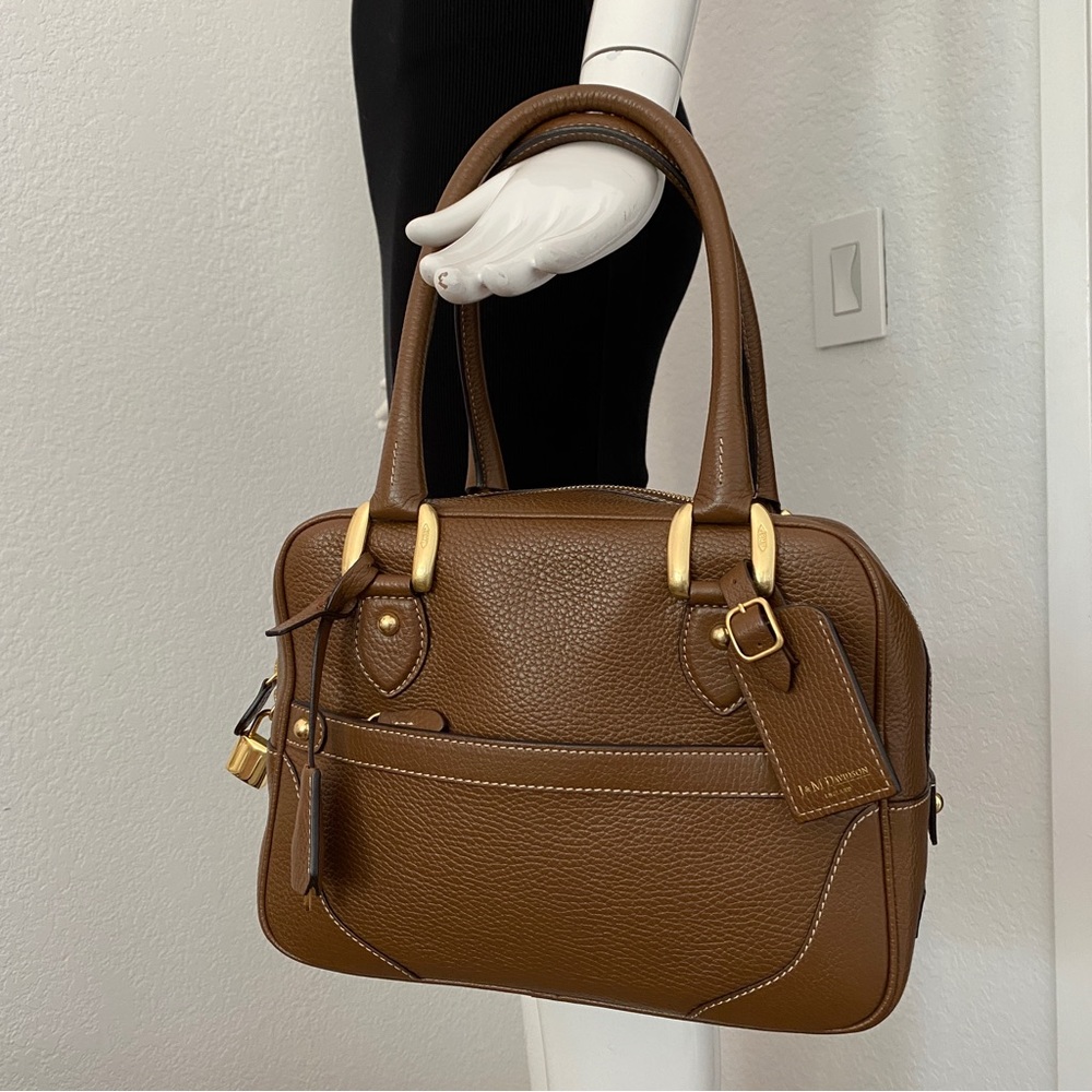 J&M Davidson MIA Leather lock and key Tote - Gem